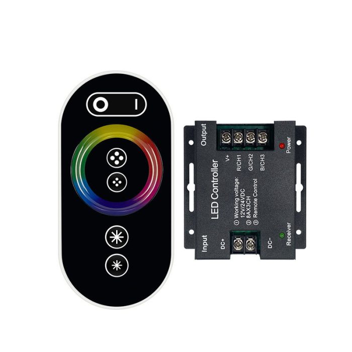 Wireless RGB Soft light with light bar Touch Remote Control